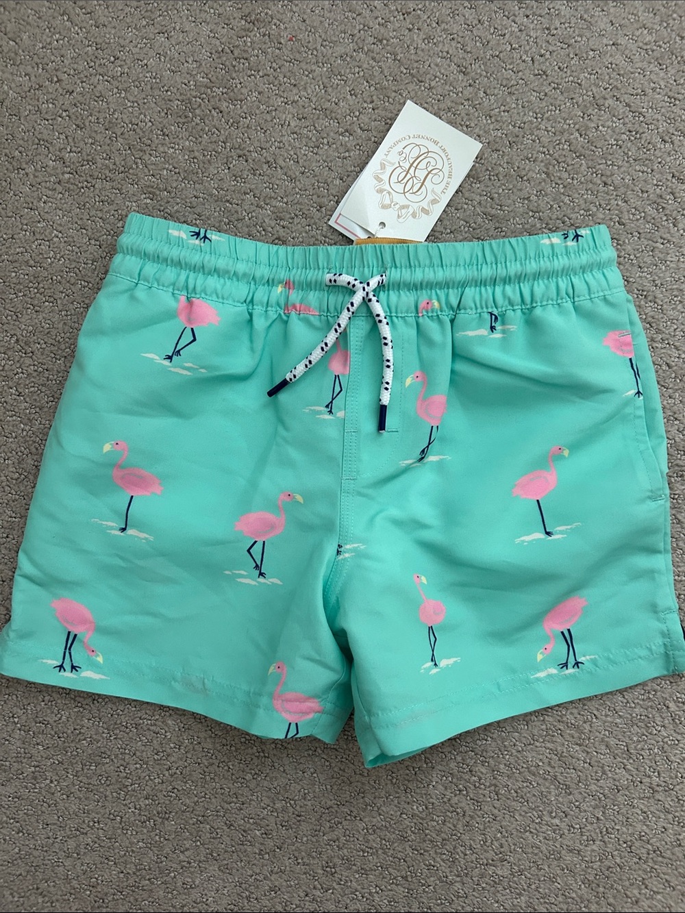 NWT Beaufort Bonnet Company Flarda Flamingo Tortola Swim Trunk